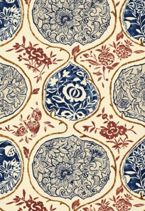 Katsugi Indigo and Cinnabar