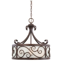 Oristano New Tortoise Shell Four-Light Small Pendant