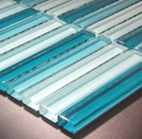 Crystal Glass Tile- Blueberry Wine Glass Tile - COB0014