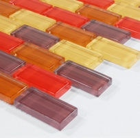 Crystal Glass Tile- Warm Blend Glass Tile - COB0031