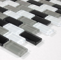 Crystal Glass Tile- Pencil Sketch Glass Tile - COB0033