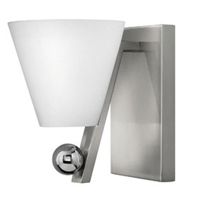 Milan Brushed Nickel One-Light Bath Fixture