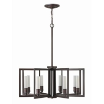 Flair Renaissance Copper Eight-Light Chandelier