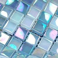 Crystal Glass Tile- Rosy Cloud Glass Tile-MER0019