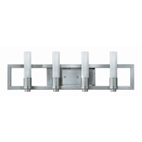 Flair Brushed Nickel Four-Light Bath Fixture