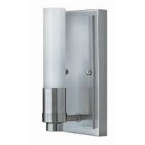 Flair Brushed Nickel One-Light Bath Fixture