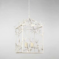 Coral Lantern, Ivory, 4 Lights