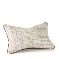 Woven Cowhide Pillow