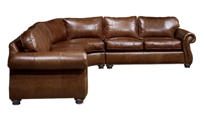 Van Gogh Leather Sectional Group