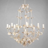 Large Leaf Chandelier