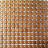 Crystal Glass Tile- Tea-Pebble Glass Tile
