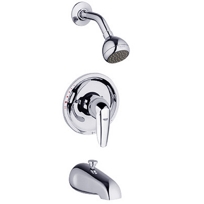 Eurodisc II Shower/Tub Combination PBV Trim, 35 007