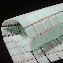Vitreous Glass Mosaic-Steel Blue Glass Tile-VIG0001