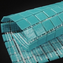 Vitreous Glass Mosaic- Sea Green Glass Tile-VIG0003