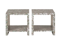 Abalone Shell Bunching Cocktail Table (Two Shown)
