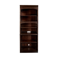 Bookcase Hutch with Bunching Bookcase Base 391-800