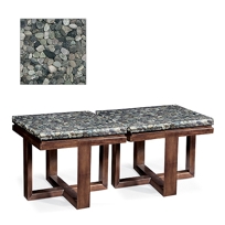 Bunching River Rock Table (Two Shown) 397-013, 397-012
