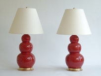 Large Three Ball Lamps
