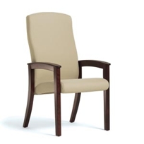 Capital Patient Chair, Wallsaver Wood Arm, Wood Cap