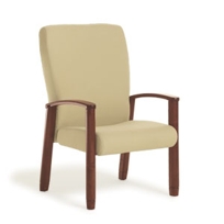 Cove Patient Chair, Wood Arm, Wood Cap