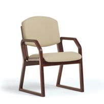 DuroPly Sledbase Arm Uph Seat, Uph Back