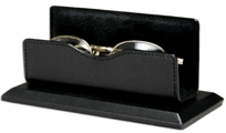 A1052: Black Leather Eye Glass Holder