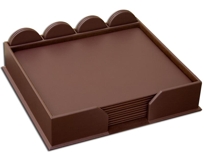 D3452: Chocolate Brown Leather 23Pc Conference Room Set