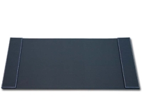 P1801: Eco-Friendly Black Bonded Leather 34 x 20 Desk Pad