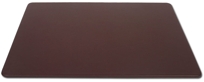 P3419: Chocolate Leather 24 x 19 Desk Mat w/o Rails