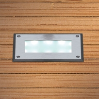 19248 IN-FLOOR, 12-LIGHT IN-FLOOR LED RECTANGLE FLOOR LIGHT