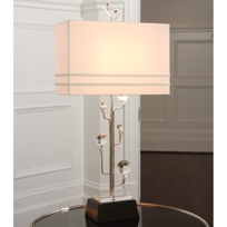Crystal & Nickel Tree Lamp