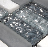 Stone Glass Mosaic Tile- Deep Ocean Glass Tile -STG0002