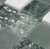 Stone Glass Mosaic Tile- Freezing Glass Tile -STG0004