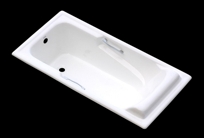 cast iron bathtub