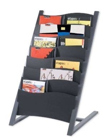 Multi-sizes floor literature display