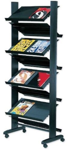 Double-sided «L» literature display