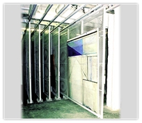 Ceiling Suspended Pull-Out Art Racks
