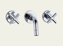 Trevi Cross Wall Mount Bath Faucet