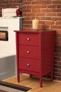 Furniturea Bedside with 3 Drawers