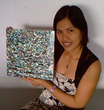 paua shell tile