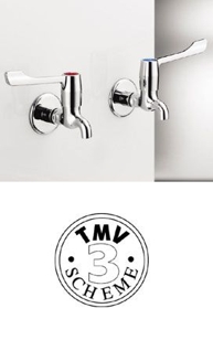 Markwik wall mounted bib taps