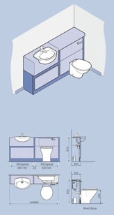 WC and washbasin assembly