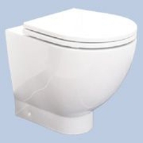 White floor mounted