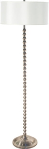 Aki Brushed Aluminum Floor Lamp
