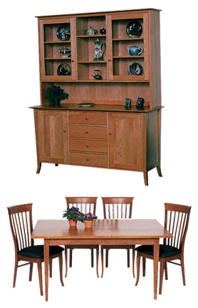 Shaker Cherry Dining Furniture Set