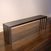 Linear Table - Stainless Steel Modern