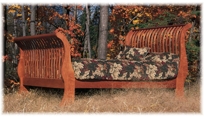 Slat Sleigh Bed