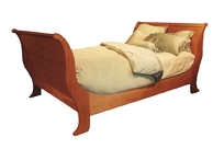 Vermont-Made Shaker Sleigh Bed