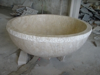 Stone Bathtub for Two People