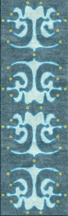Yoga Blue Runner Rug